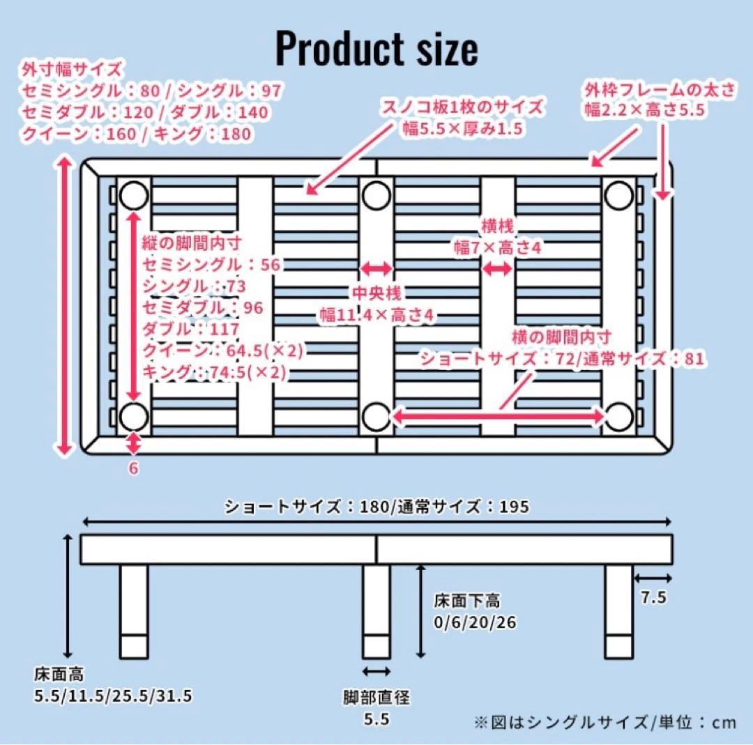 【ダブルサイズ】ベッドフレーム＆ベッドマットレス