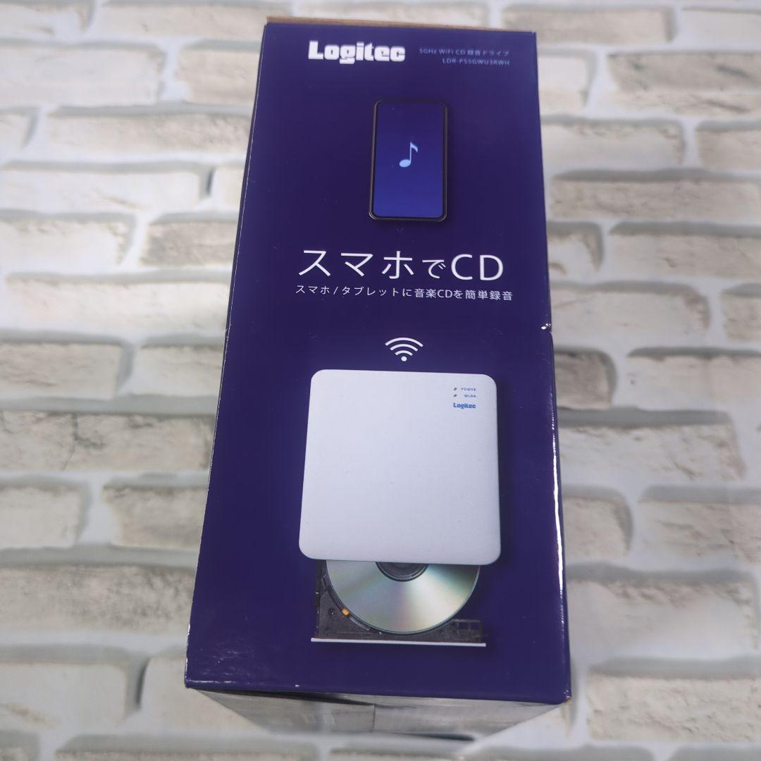 【未使用】Logitec Wi-Fi CDドライブ LDP-P56W3