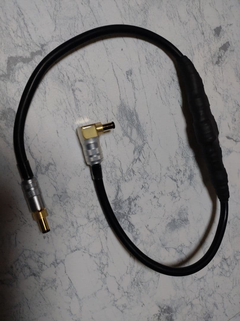 【カスタム依頼品】140段式カタパルト　DCケーブル オヤイデL-Sオス50cm