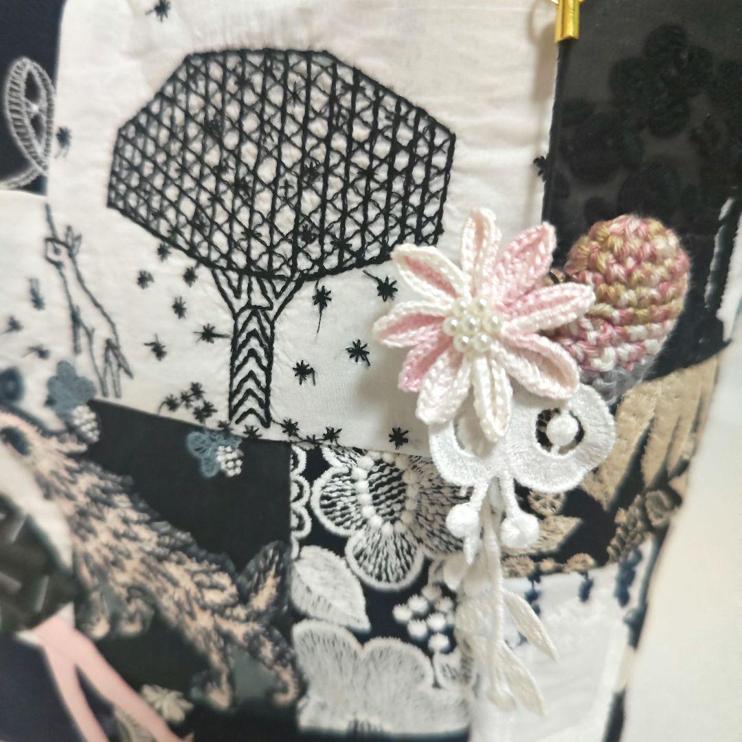 ハンドメイド　ミナペルホネン　　バッグ　スーちゃん