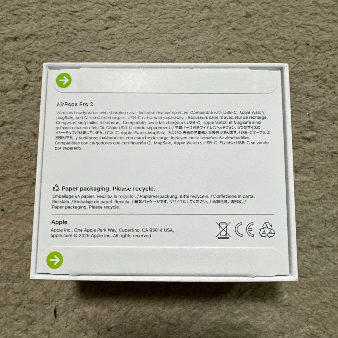 AirPods Pro 3 本体 /AppleCare•保証書付き