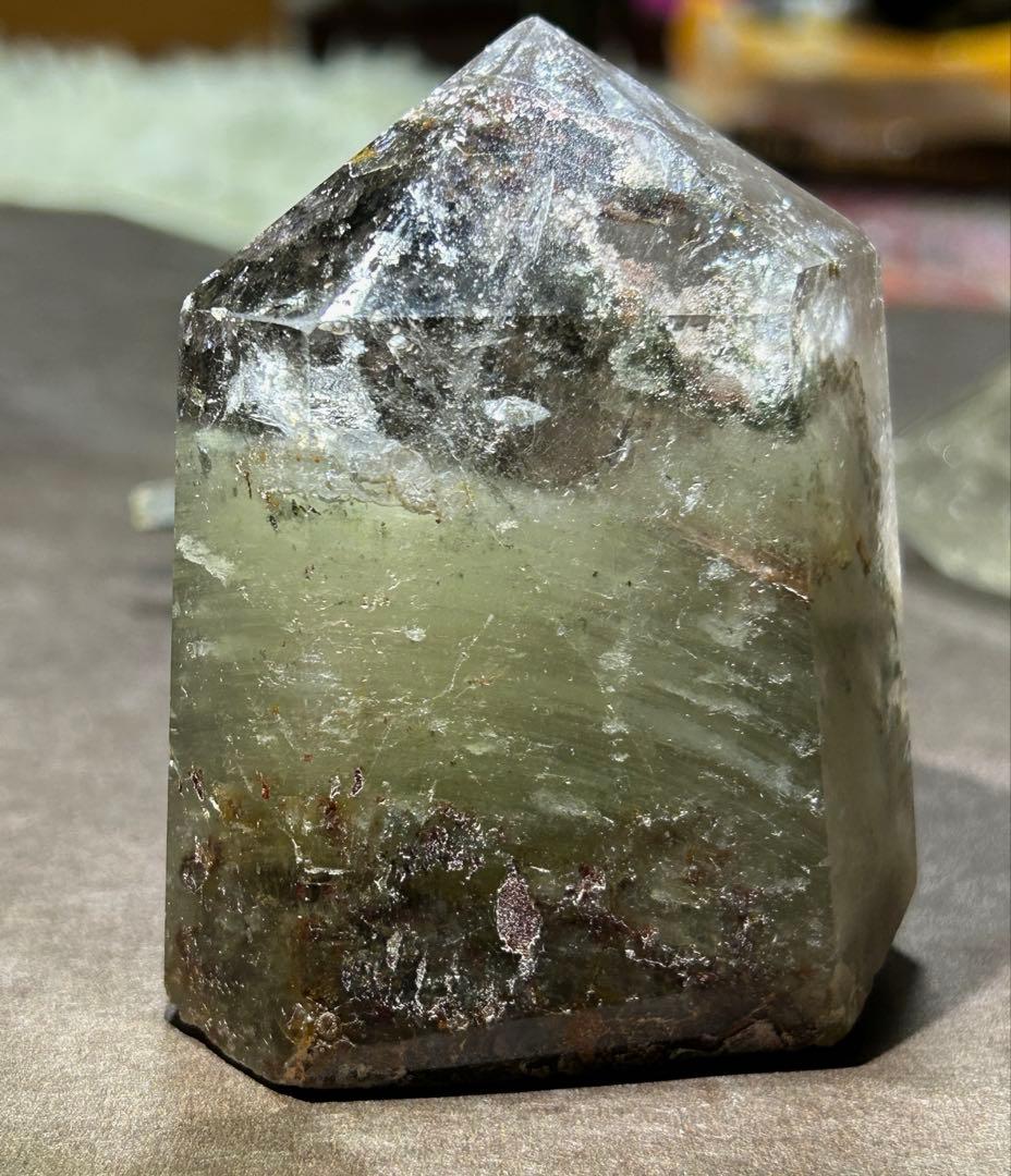 ⭐️別格高級品！帝王秘宝！ガーデンクォーツ　六角柱　原石