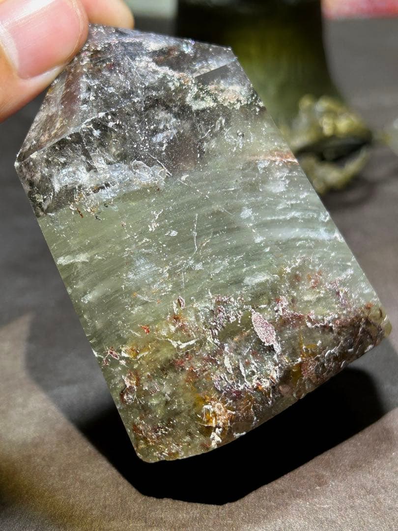 ⭐️別格高級品！帝王秘宝！ガーデンクォーツ　六角柱　原石