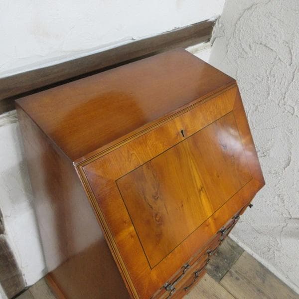 イギリス アンティーク 家具 ライティングビューロー デスク 机 6918d