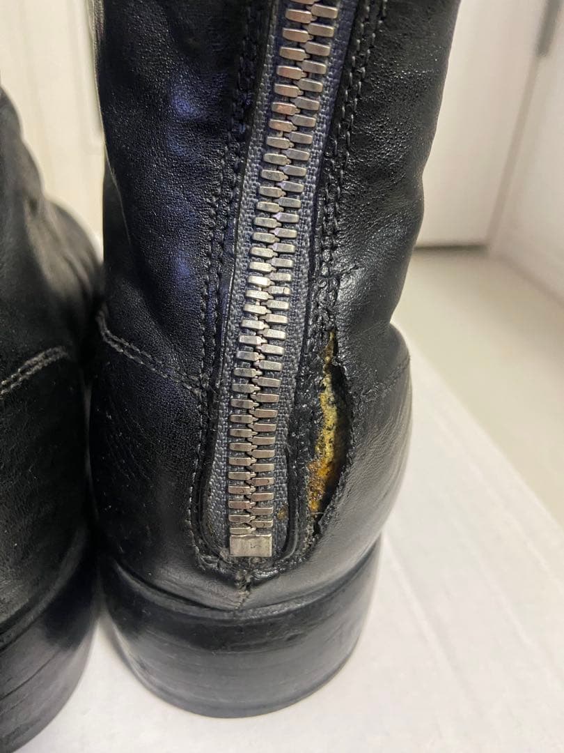 GUIDI 788 ブラック サイズ42 ジップ部分ダメージあり