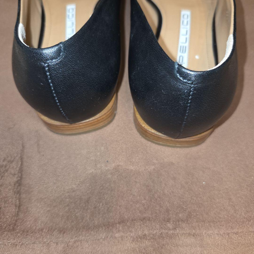 ペリーコ　PELLICO フラットパンプス CO　38　レザー