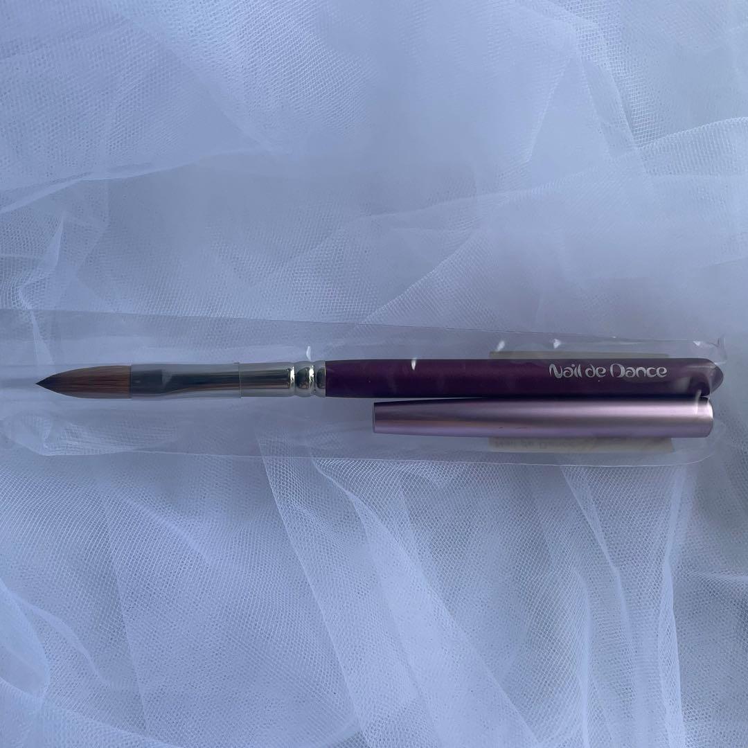 【さー★プロフ必読！！様・専用】ネイルデダンス フラット ブラシ 新品 パープル