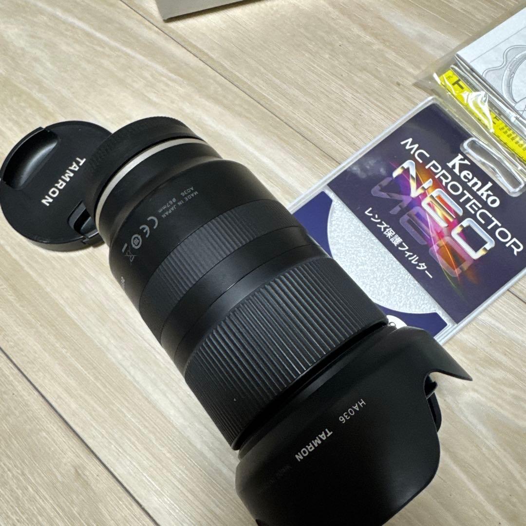 TAMRON 28-75mm F28 DI ズームレンズ 保護フィルターつき