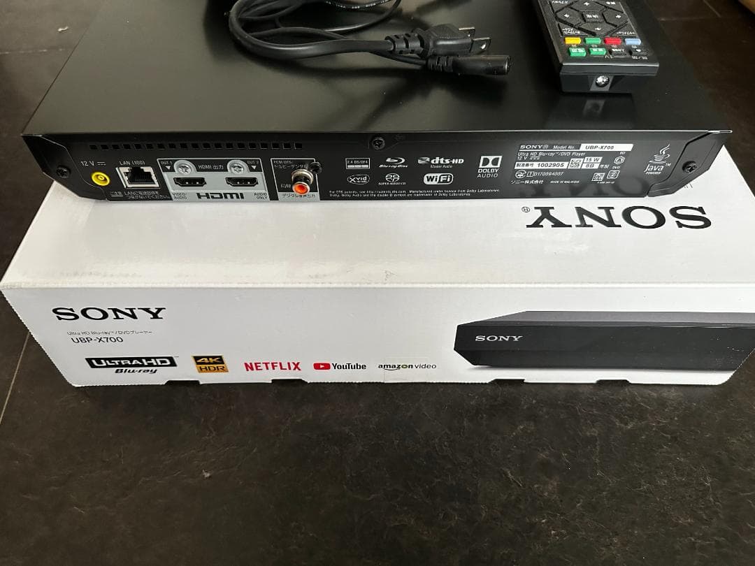 SONY UBP-X700 4K UHD ブルーレイプレーヤー