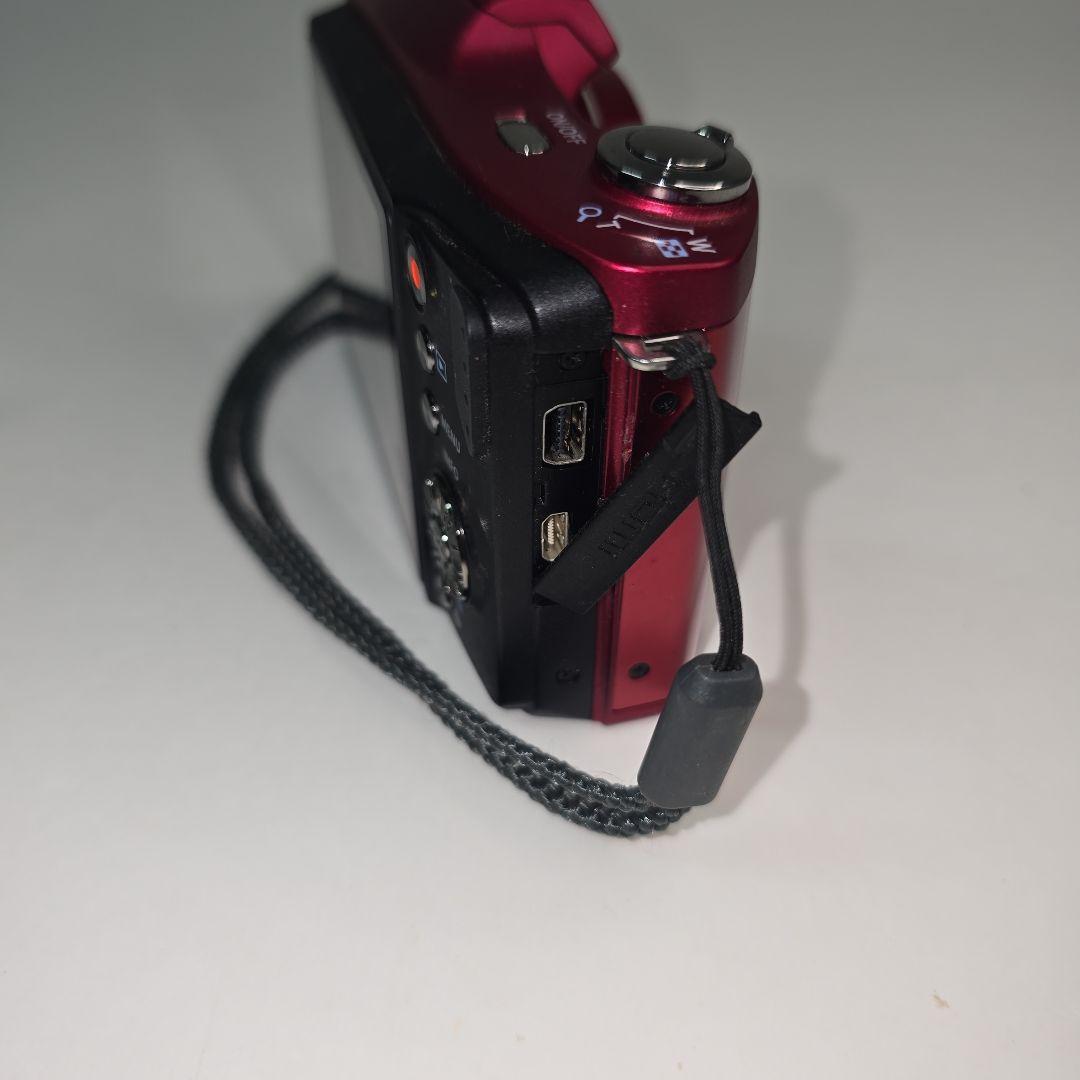 OLYMPUS 赤 デジタルカメラ 光学ズーム