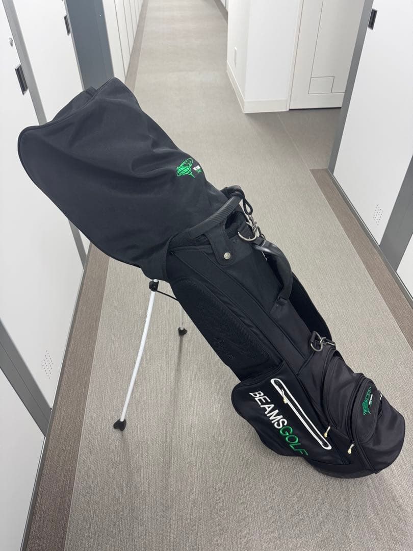 BEAMS GOLF スタンド付きゴルフバッグ 黒