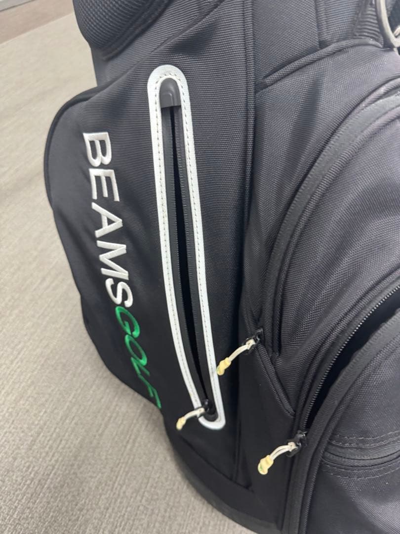 BEAMS GOLF スタンド付きゴルフバッグ 黒
