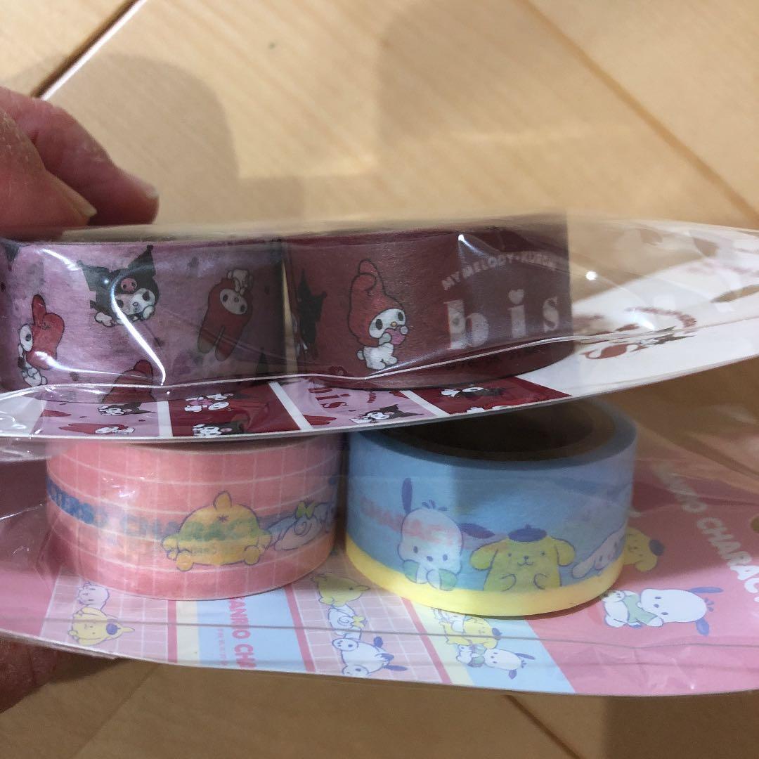 サンリオ マスキングテープ クロミ マイメロ サンリオキャラクターズ 4つセット