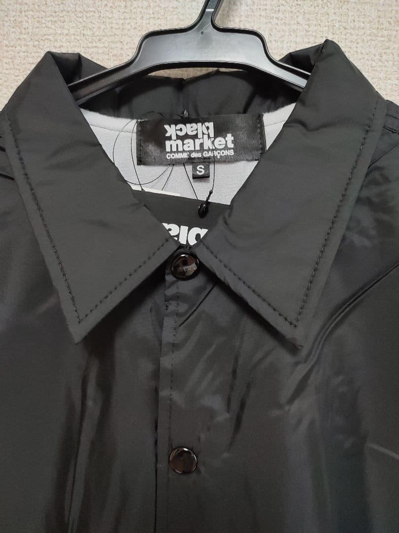 COMME des GARÇONS ブラック ナイロン ジャケット S 限定