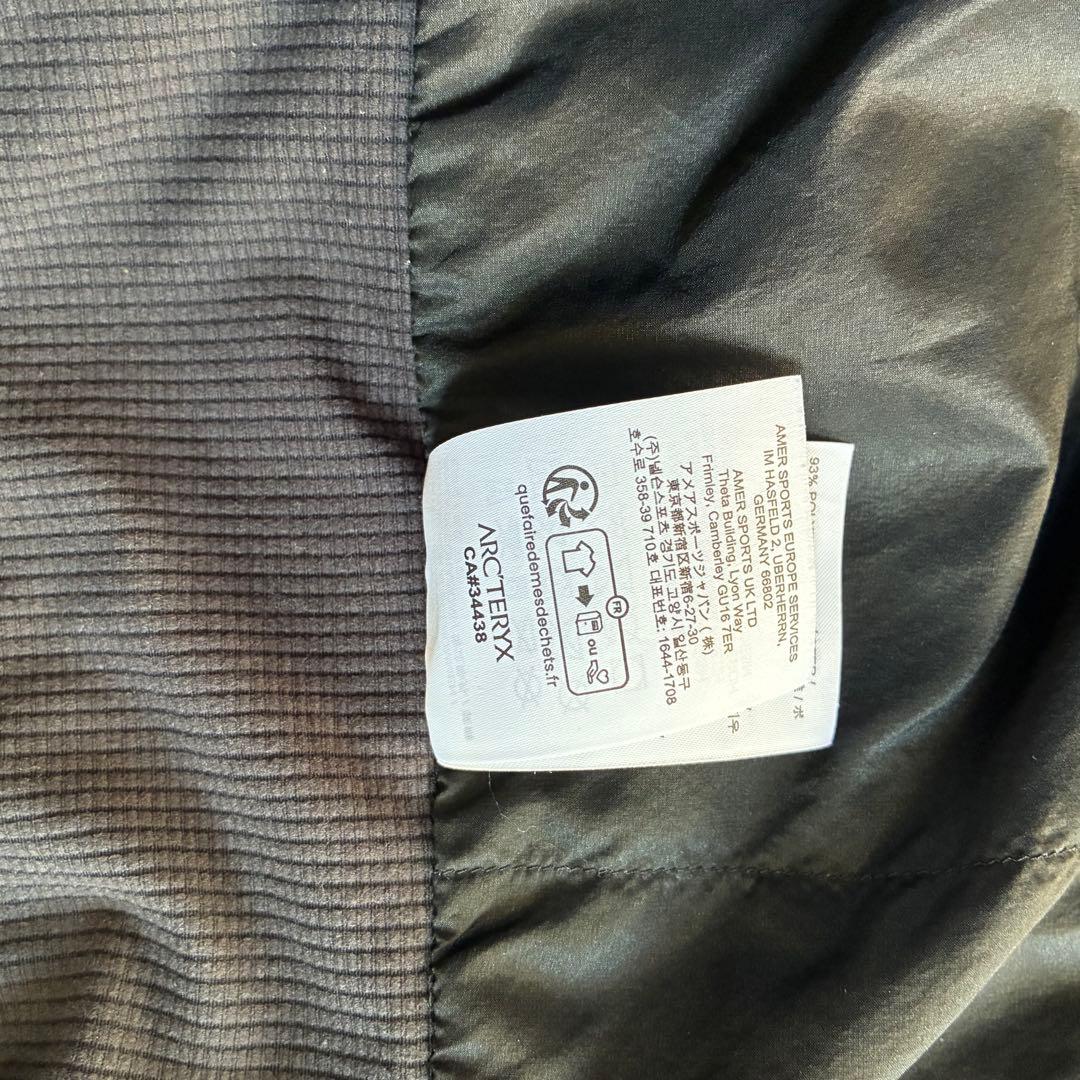 【ARC’TERYX】 Atom SL Vest ブラック サイズS