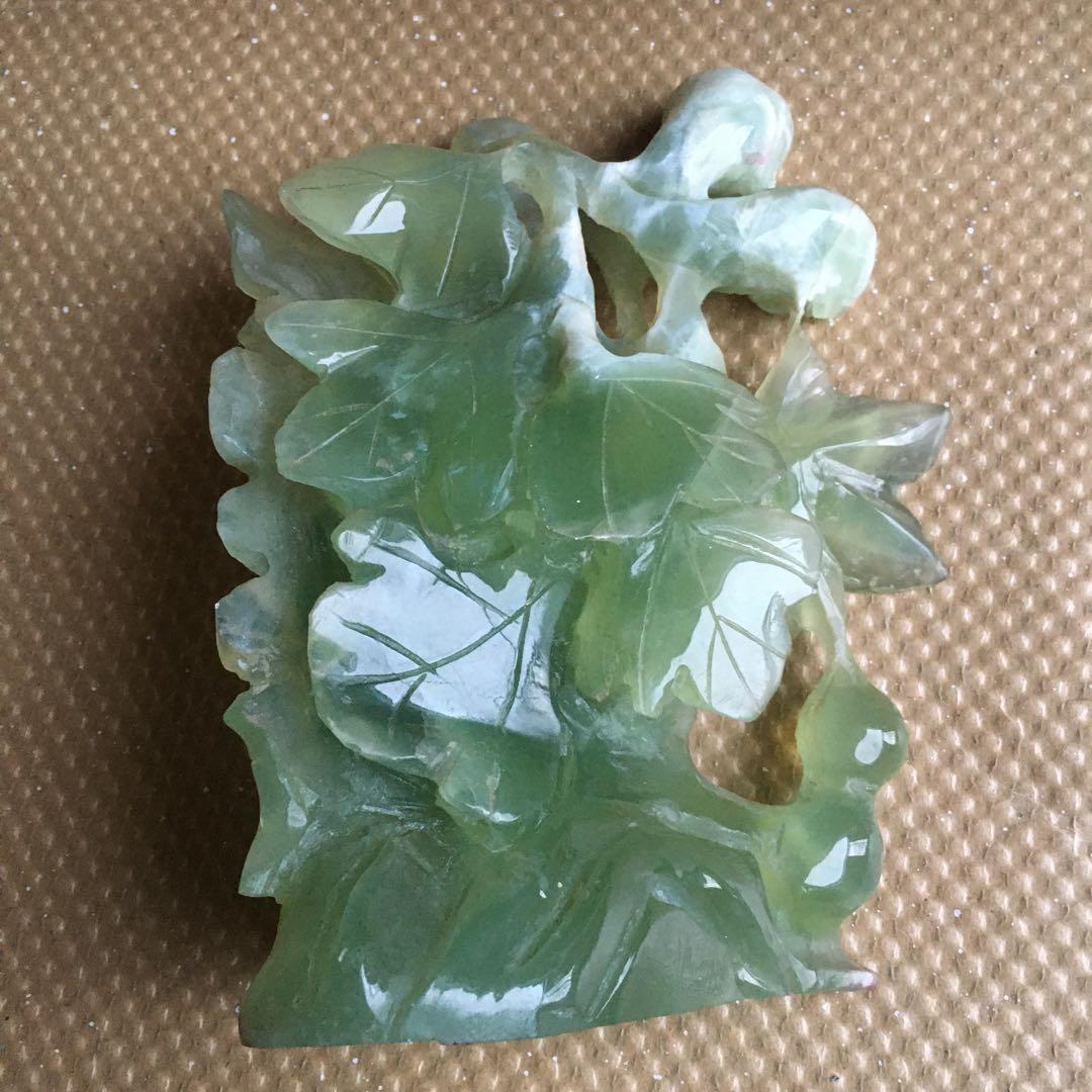1255 瓢箪　ひょうたん　飾り　置物 石 大理石 水晶 翡翠 ヒスイ