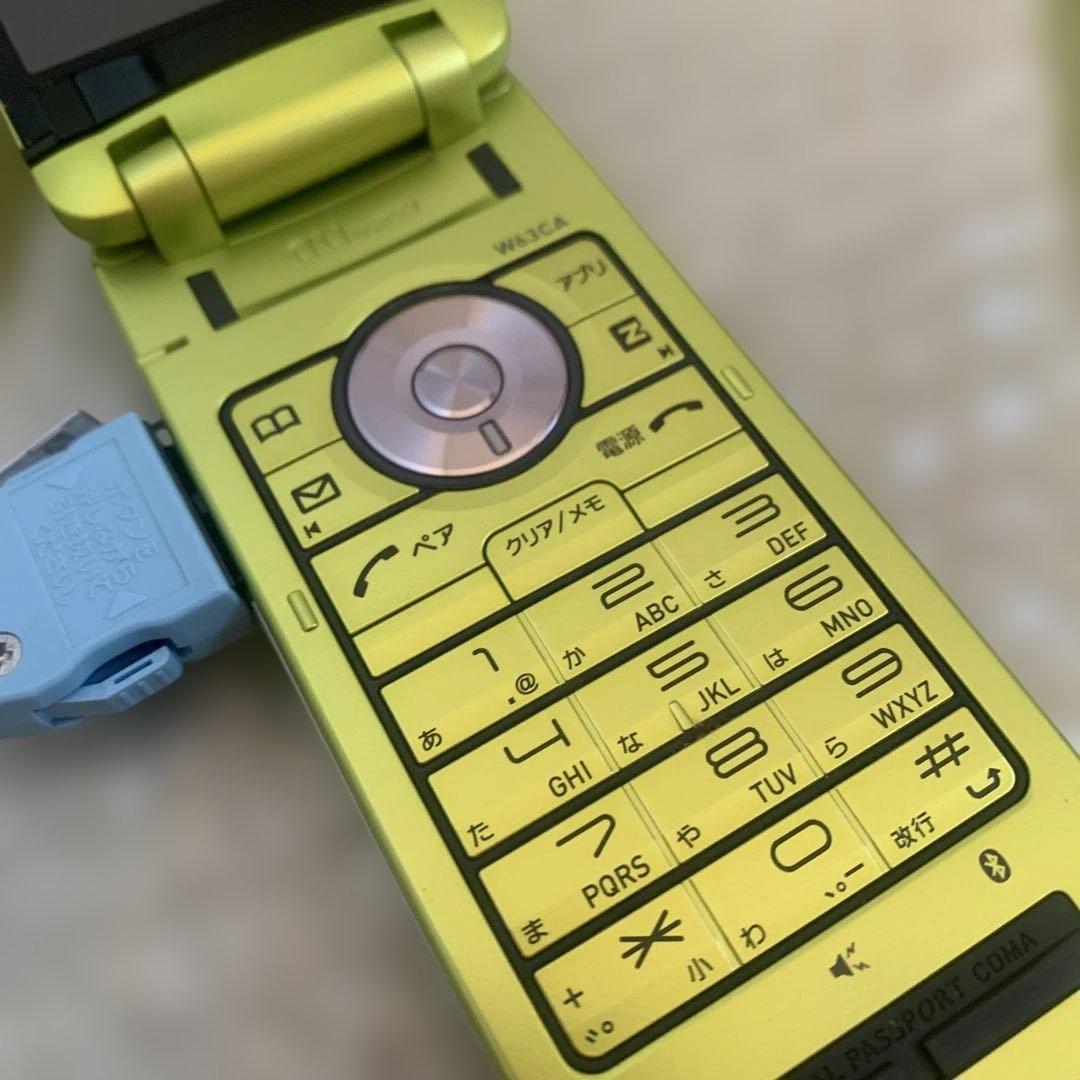 【au】W63CA EXILIMケータイCASIO ガラケー 8.1メガピクセル