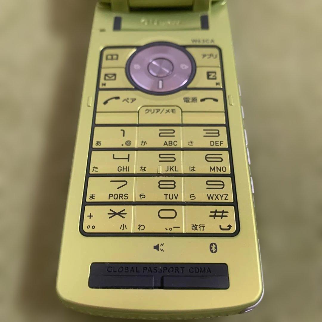 【au】W63CA EXILIMケータイCASIO ガラケー 8.1メガピクセル