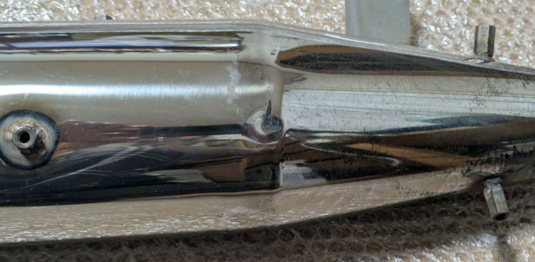 アフリカツイン用　アブソリュート　スリップオンマフラー ステンレス　XRV750