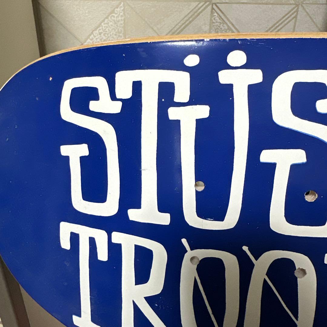 希少 00s OLD STUSSY スケートデッキ 星条旗 デッドストック
