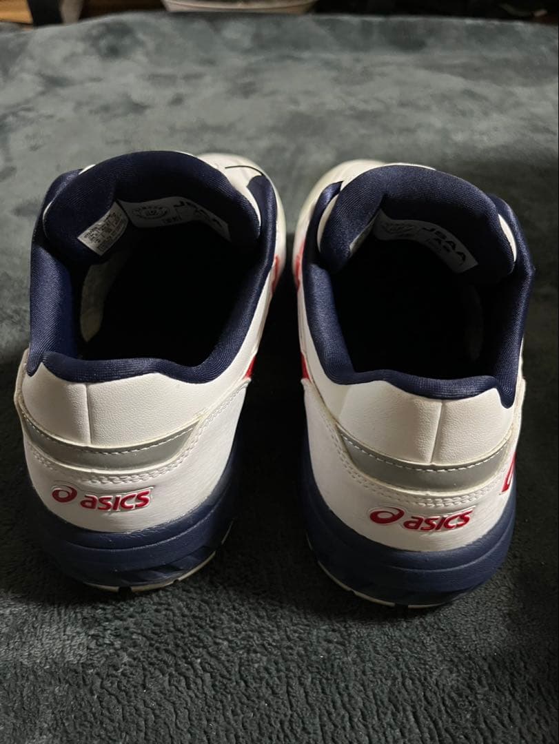 ASICS CP BOAシステム安全靴 ホワイト/レッド/ネイビー