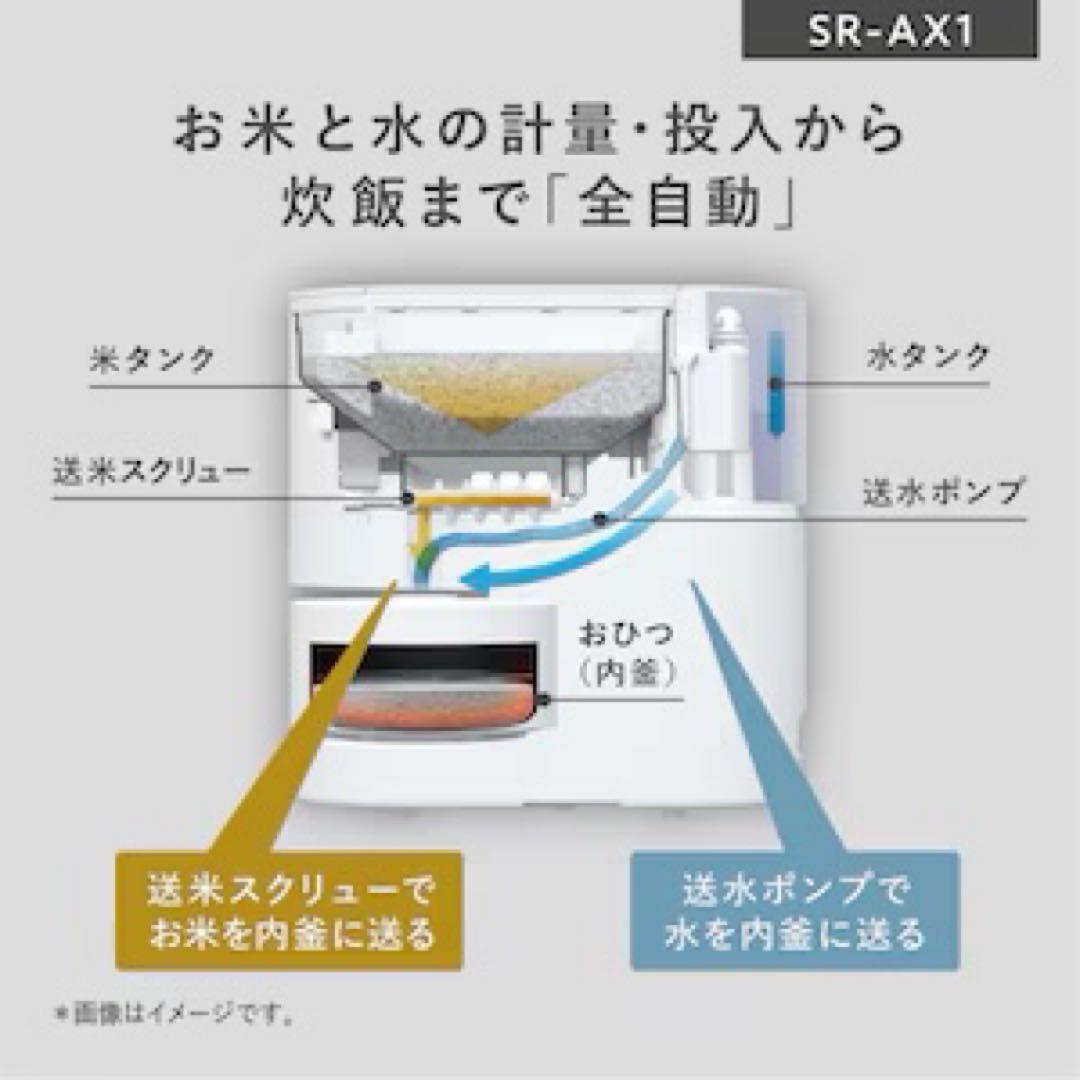 新品未使用品　全自動炊飯器 SR-AX1