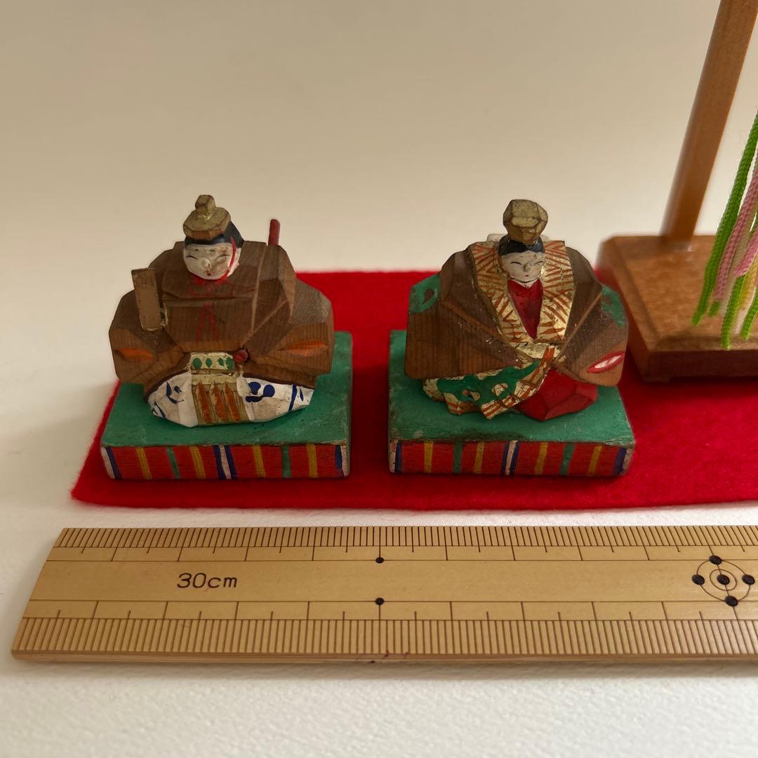 一刀彫　雛人形　お雛様　雛飾り　薬玉　久寿玉　つまみ細工　縮緬細工　雛道具　豆雛