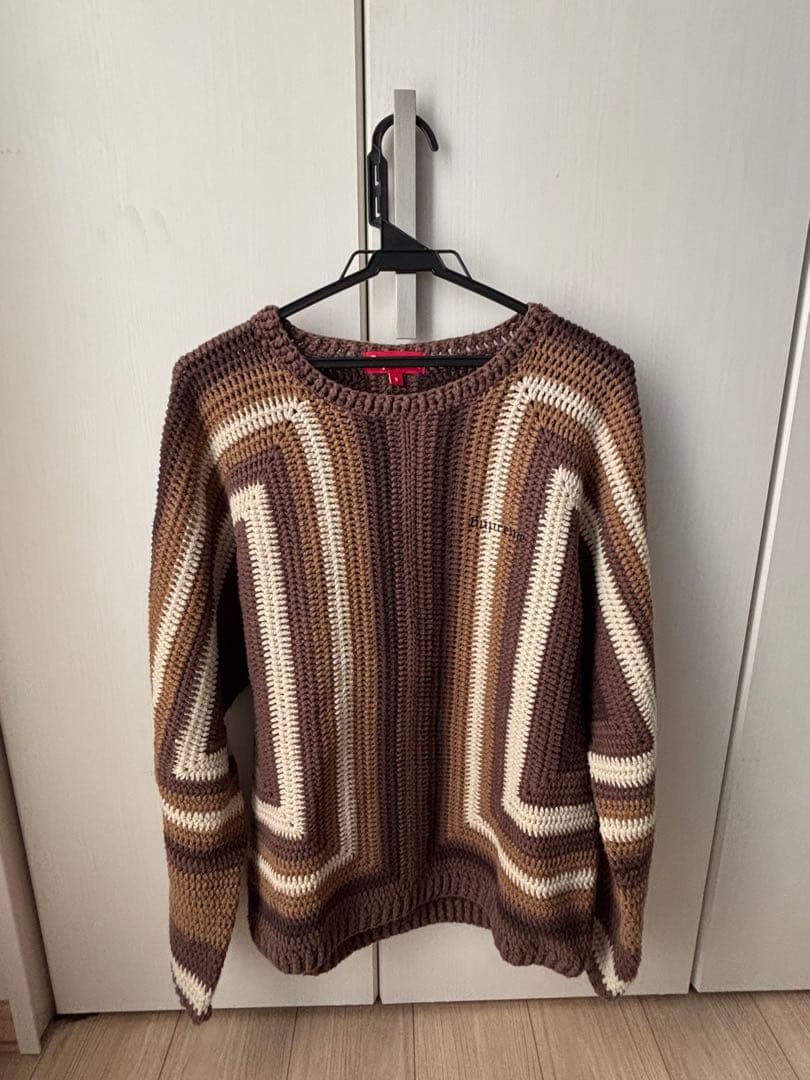 Supreme 2022SS ニットセーター　ブラウン