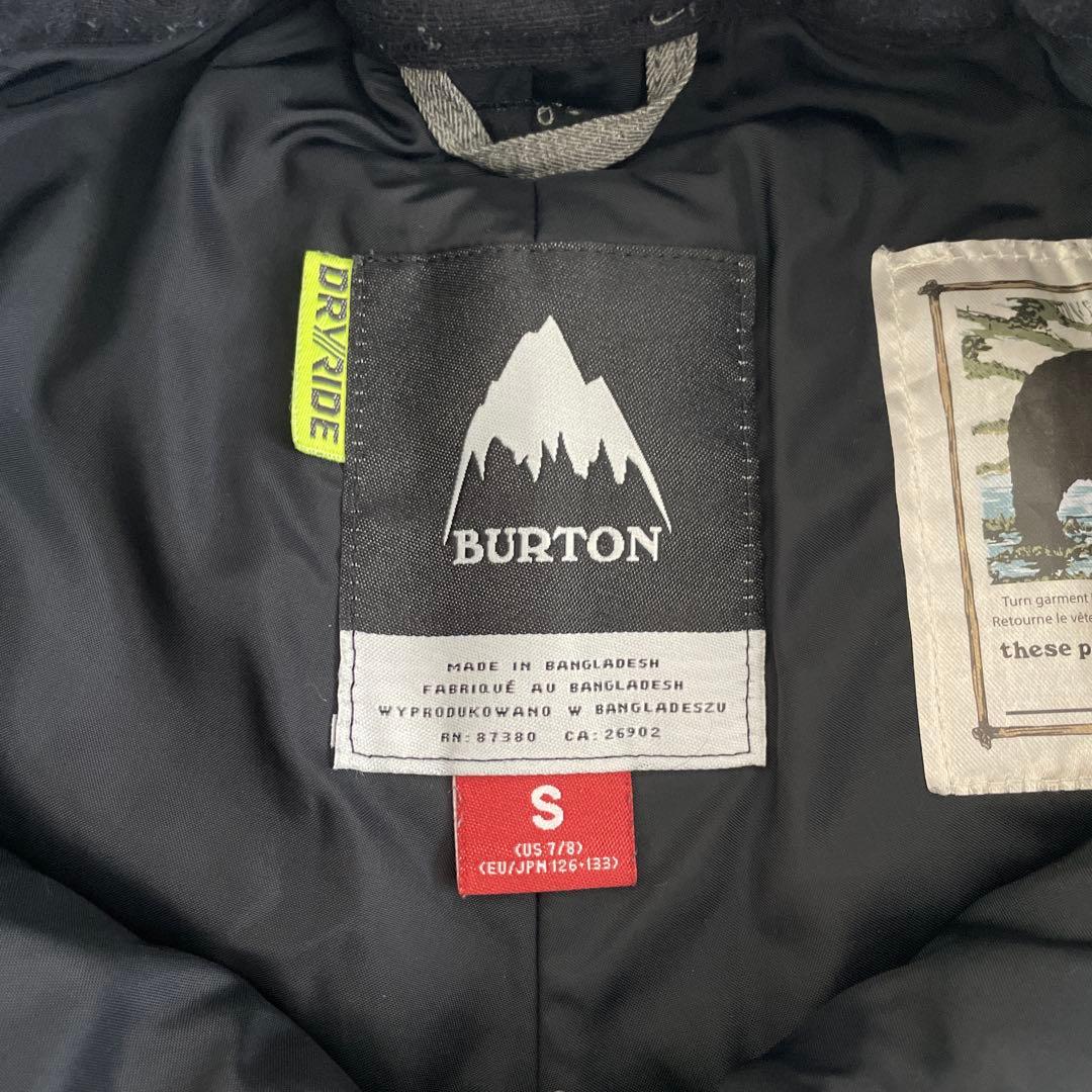 BURTON スノボウェア キッズ S 上下セット