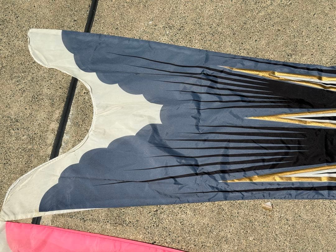 中古 鯉のぼり ⑧ 4m 両面金太郎 こいのぼり 2色 こどもの日 節句