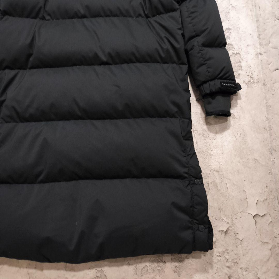 ★人気　ノースフェイス　ロングダウンコート　ブラック　XS