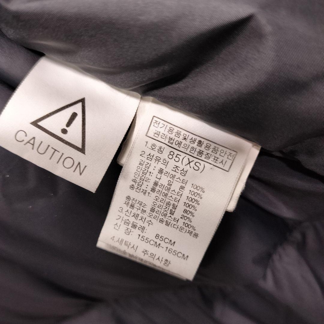 ★人気　ノースフェイス　ロングダウンコート　ブラック　XS