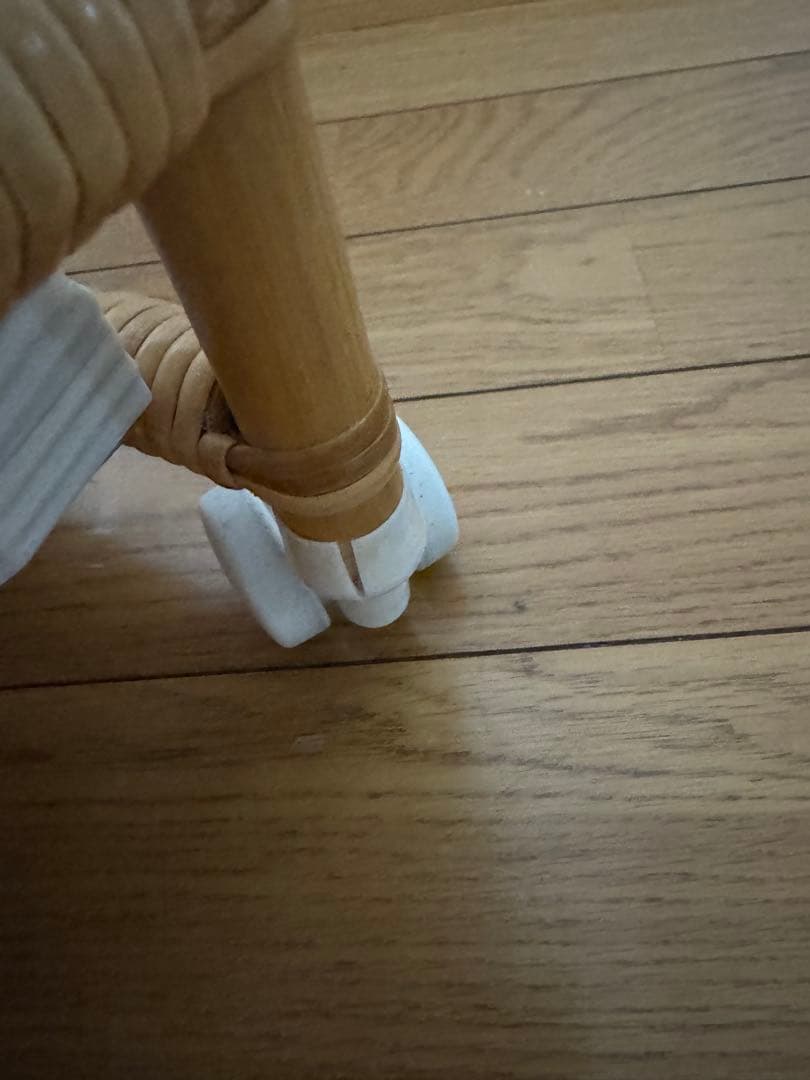 ミッフィー　ピンク　籐ラタン　大型 蓋付 バスケット3段　昭和レトロ　レア　希少