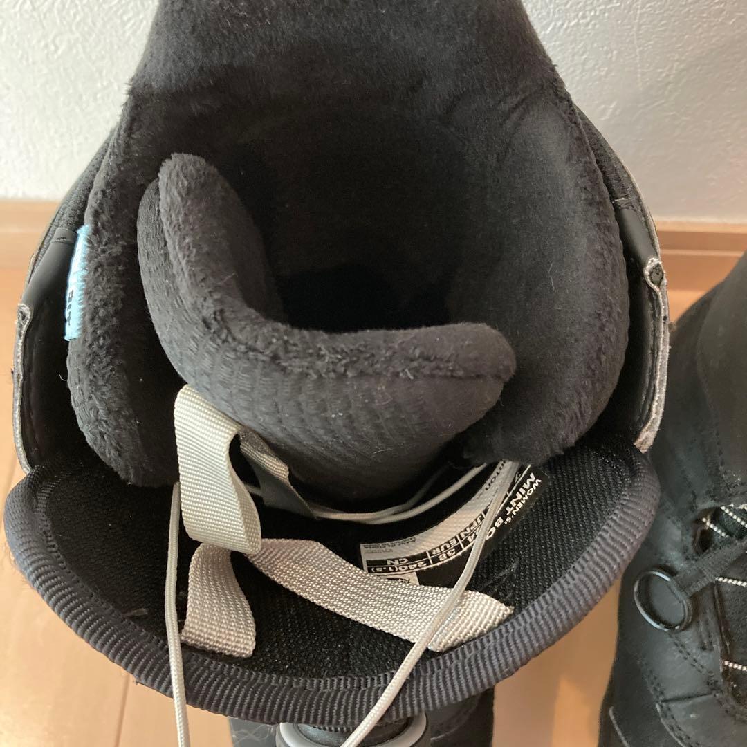 美品24.0 BURTON MINT BOAスノーボードブーツ ブラック