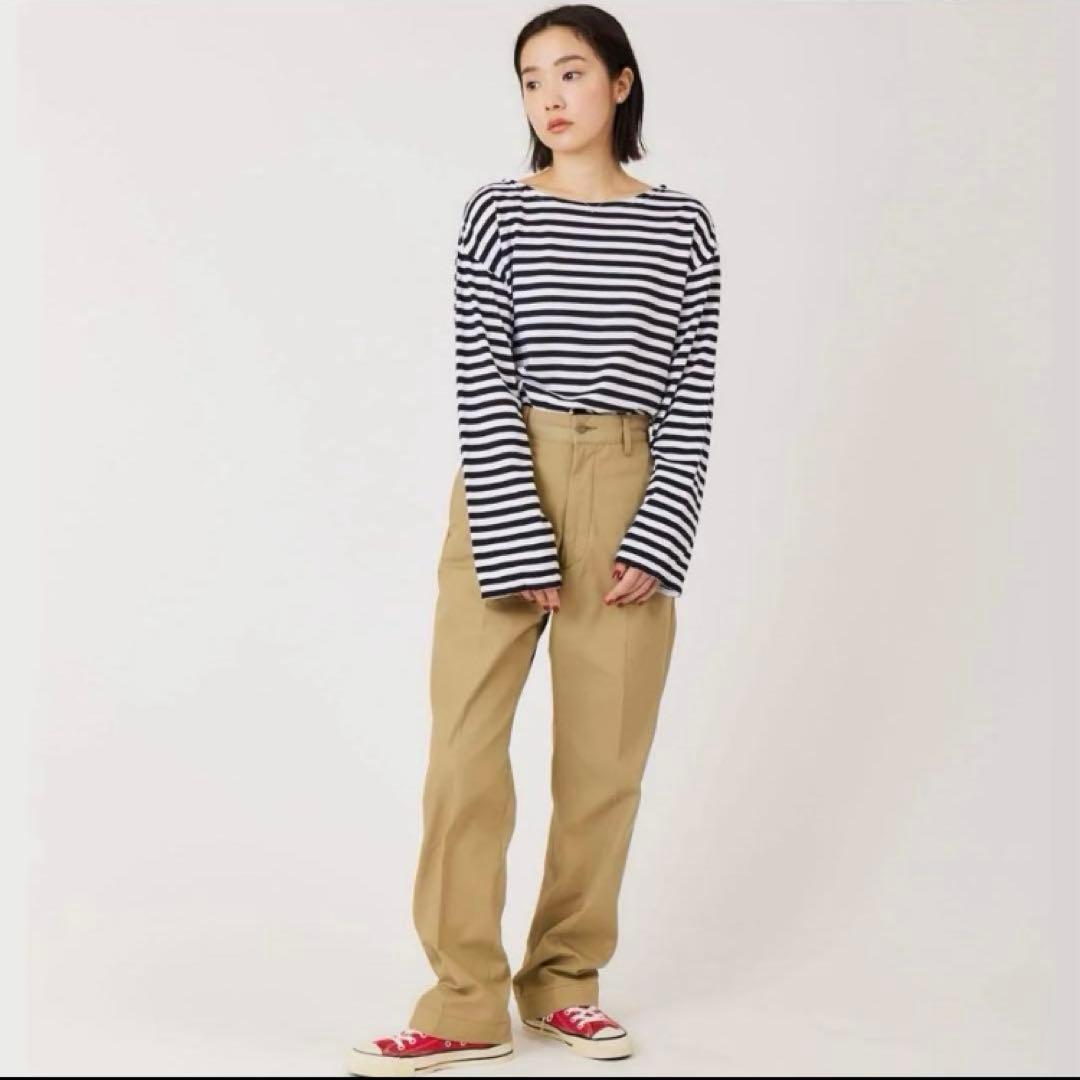 シンゾーン　shinzone ウォッシュドハイウエストチノパンツ