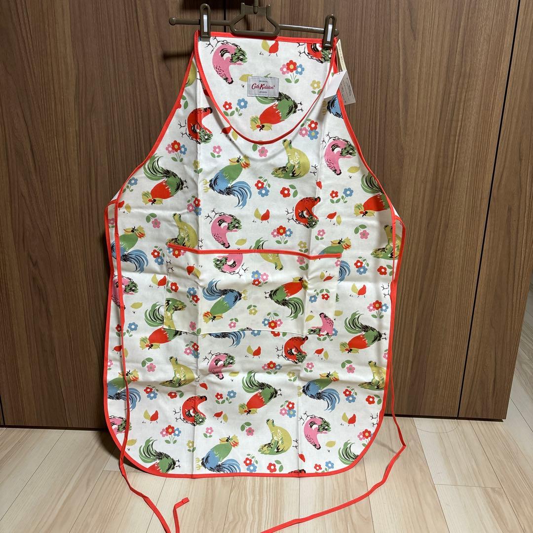 Cath Kidston エプロン 花と鳥ビニールコーティング★新品未使用★