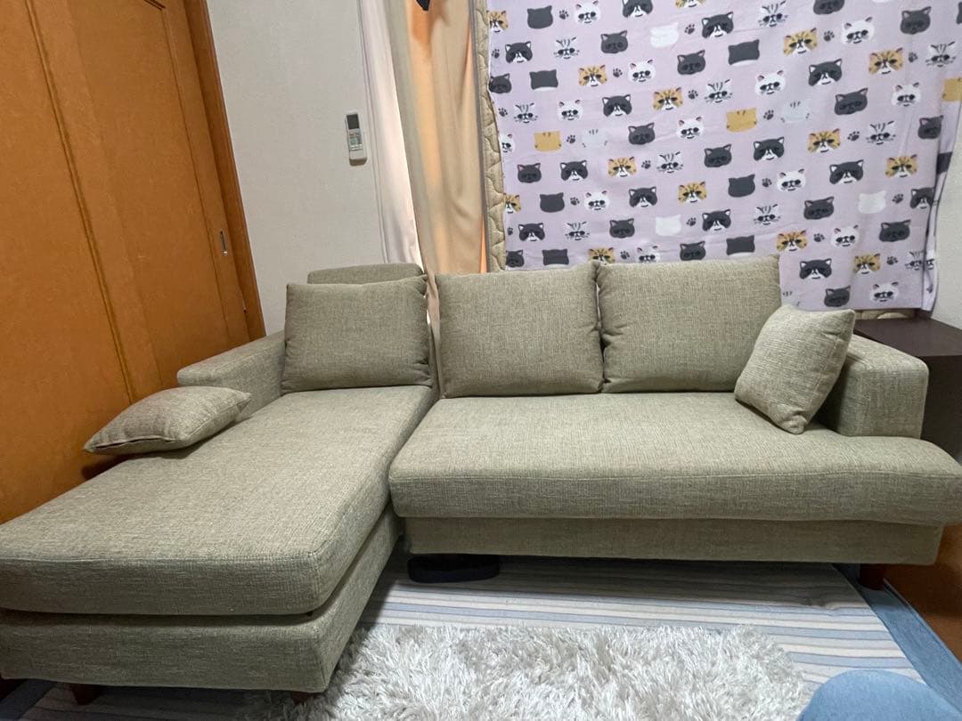 ⚫︎LOWYA⚫︎ L型カウチソファー　愛知県一宮市　宮西カネスエ周辺