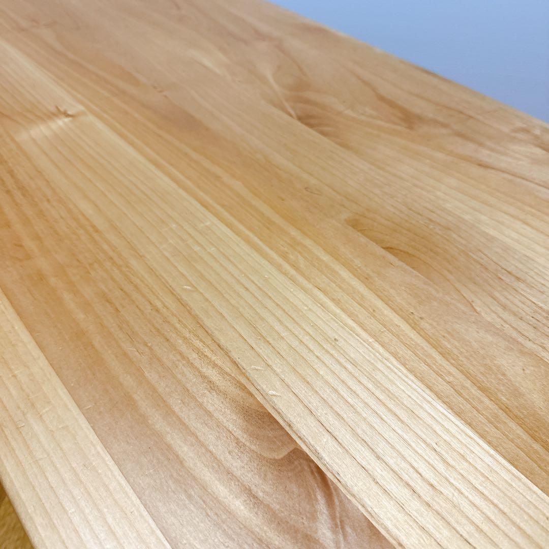 ニトリ 無垢材 天然木 センターテーブル アルナス110