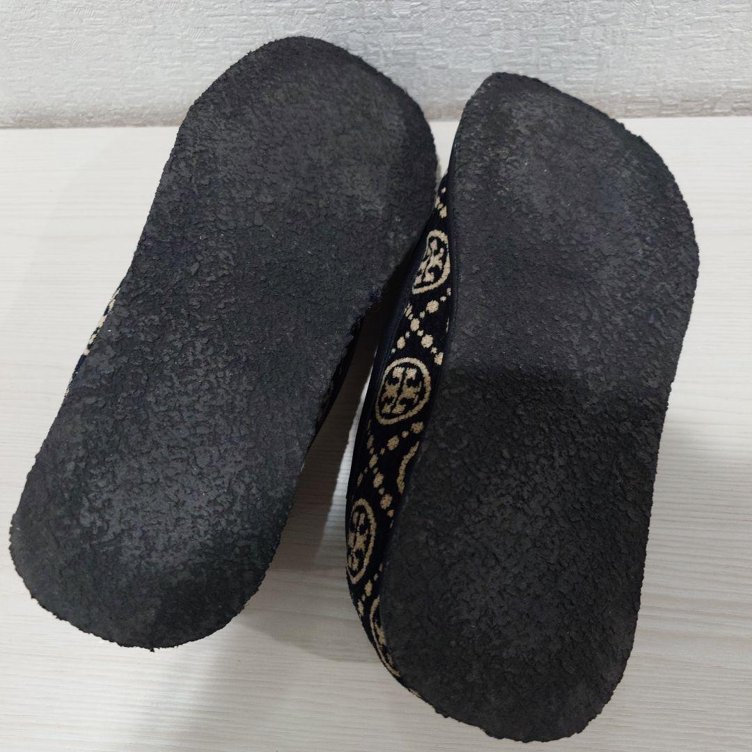 【レア商品】TORY BURCHトリーバーチ　ボアハーフレザーローファー