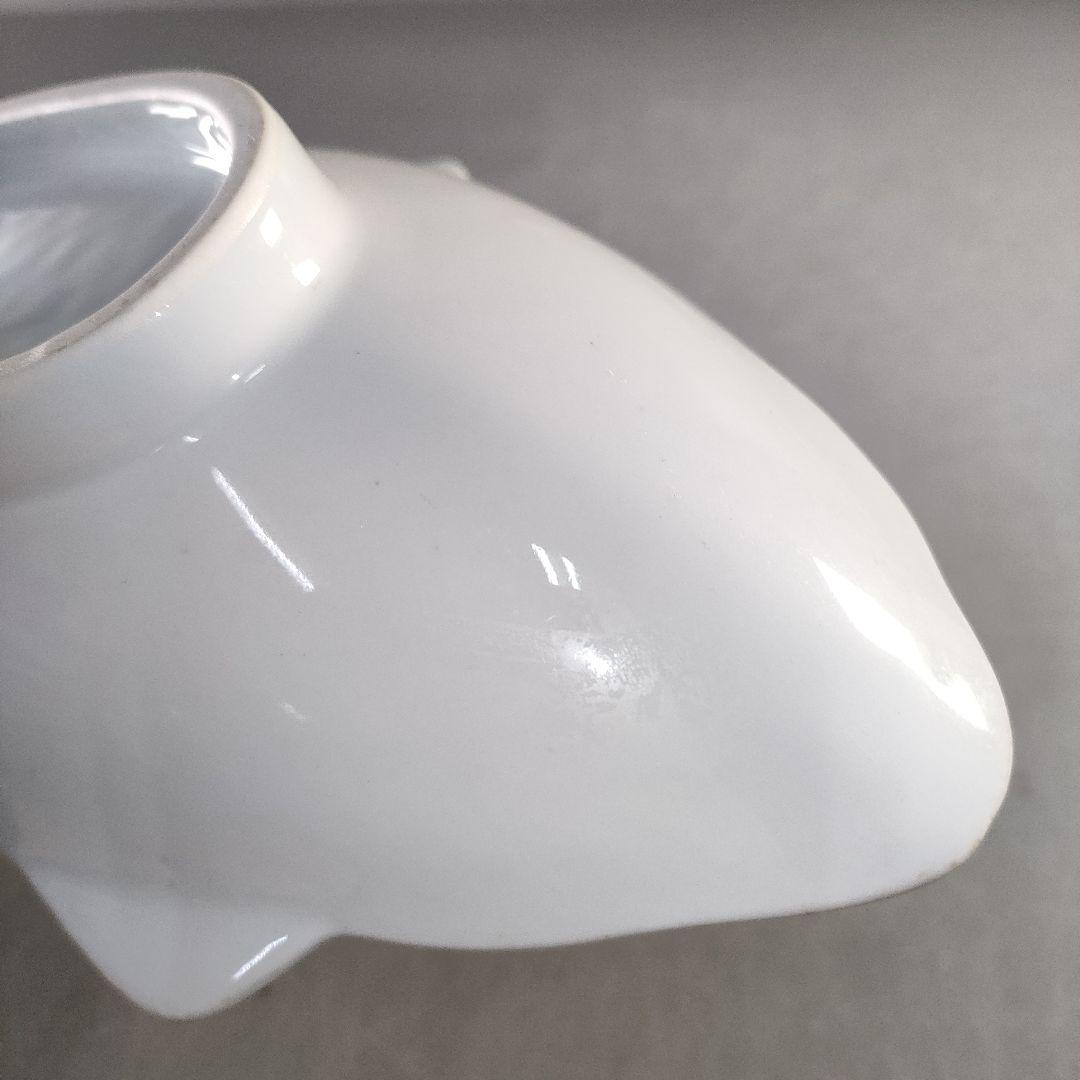 A1374-1/京峰 作/白磁魚文銘々皿5客/大皿/飾皿/盛皿/膾皿/懐石道具/