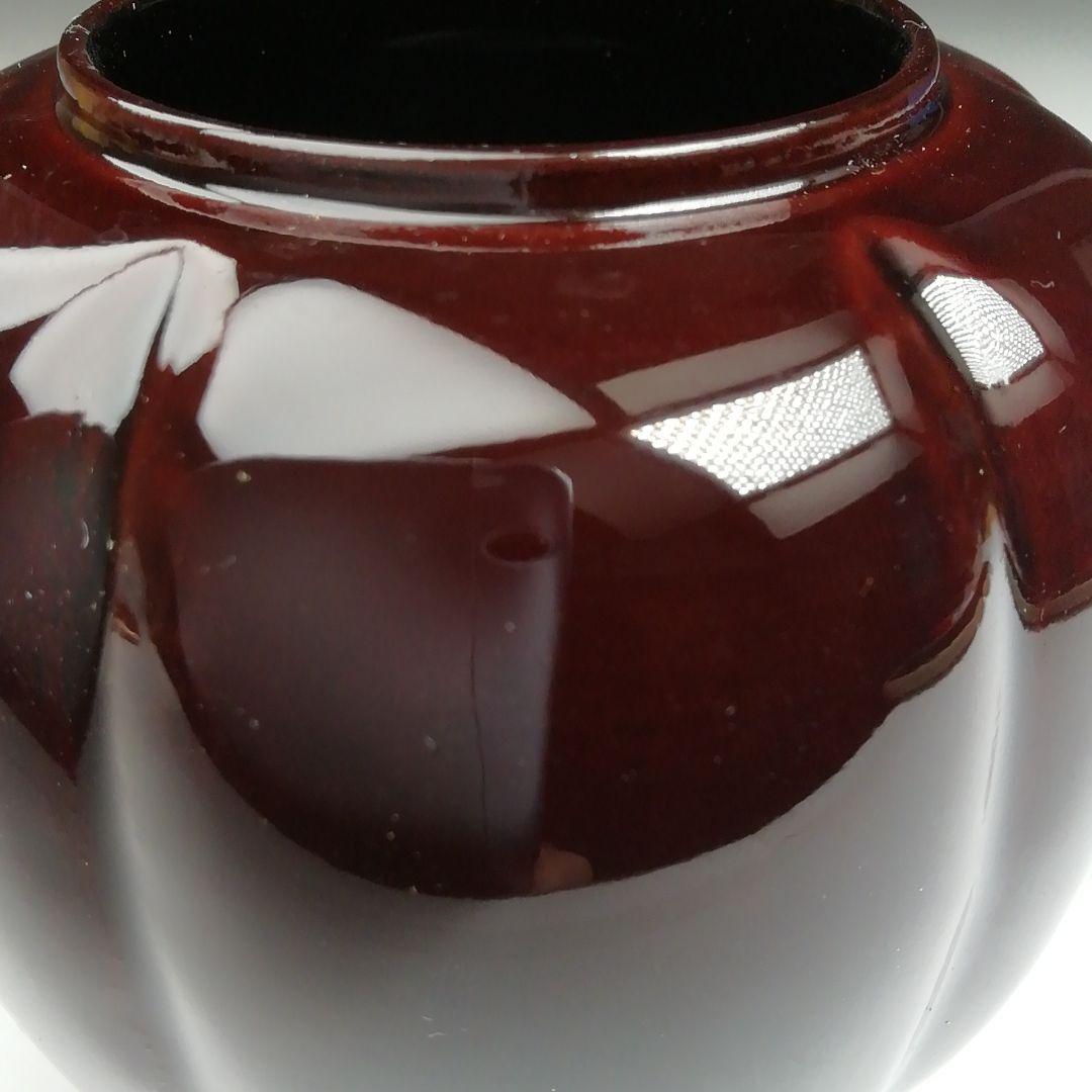 Ｔ８８１　茶入　『如心斎好　阿古陀』『宗山 作』　共箱　茶器　茶道具