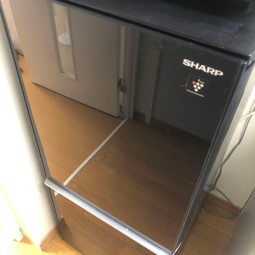 送料込137L 2020年製 左右開き シャープ冷蔵庫 SJ-GD14F-B