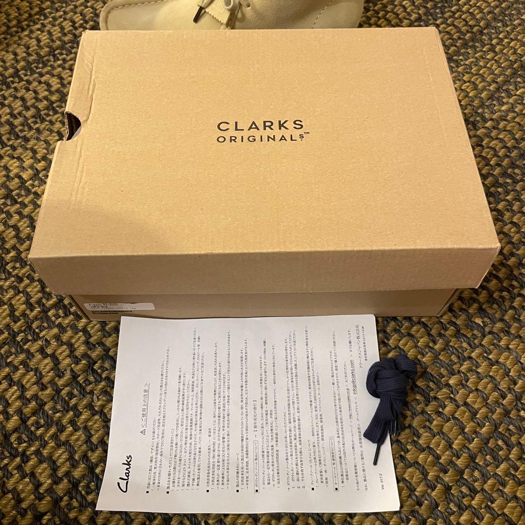 CLARKS クラークス ワラビー UK8 26センチ メープル スウェード