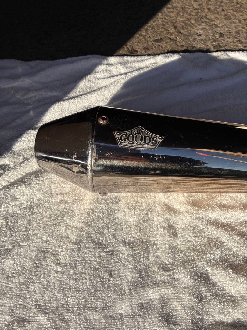 GOODS ステンレスマフラー SR400 RH03J