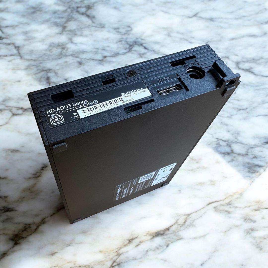 【ジャンク】 BUFFALO 外付けHDD HD-AD4U3 4TB