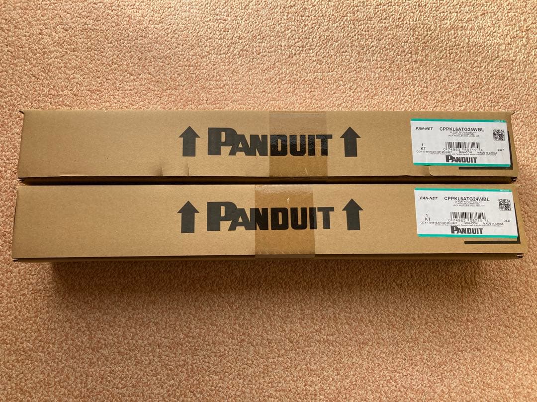 Panduit CPPKL6ATG24WBL 6Aモジュラーパッチパネルキット