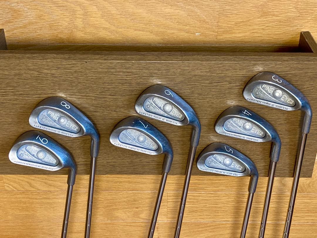 ping eye2 プラス アイアンセット7本 #３~#９ ホワイトドット