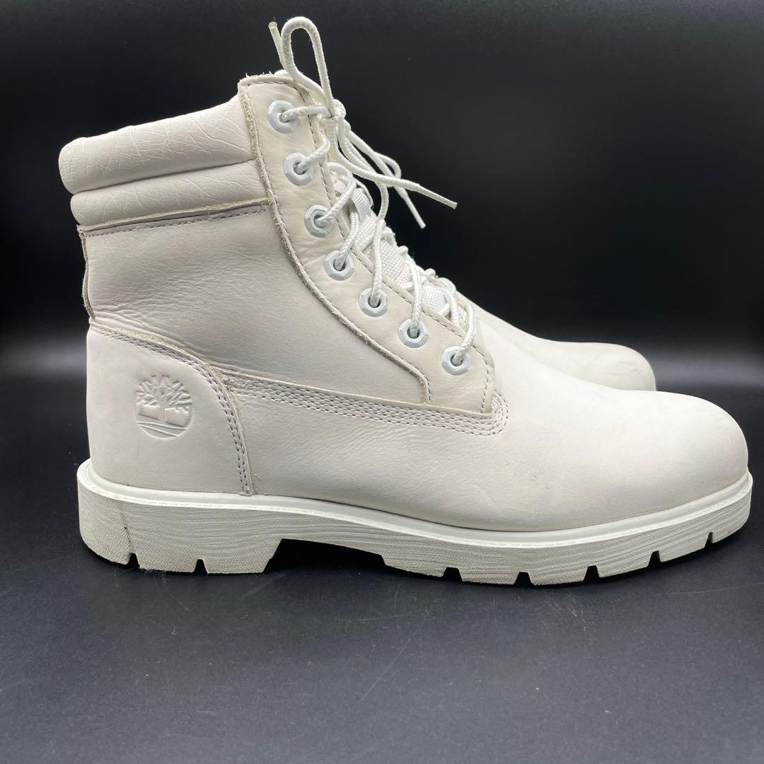 【希少】Timberland プレミアムブーツ ヌバックオールホワイト 26cm