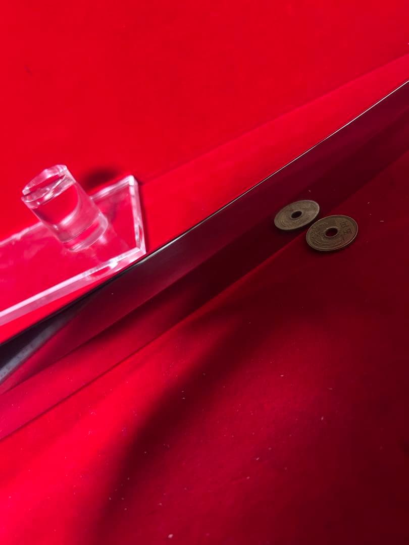 包丁　先丸型　マグロ包丁　尺三　鬼反り　鏡面仕上げ　切味抜群　箱付　未使用品