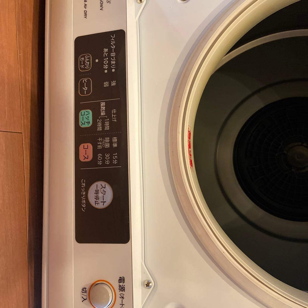 日立製乾燥機6kg DE-N60WV